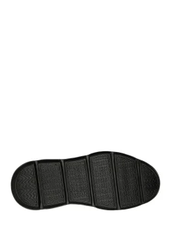 Skechers Black Wide Fit Mens Garza Slip In Trainers