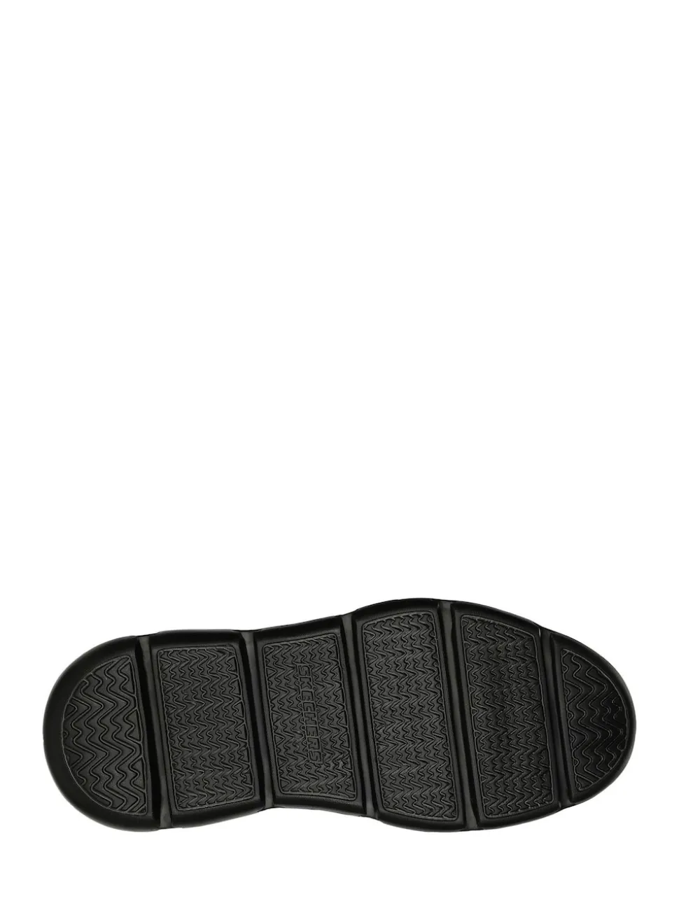 Skechers Black Wide Fit Mens Garza Slip In Trainers