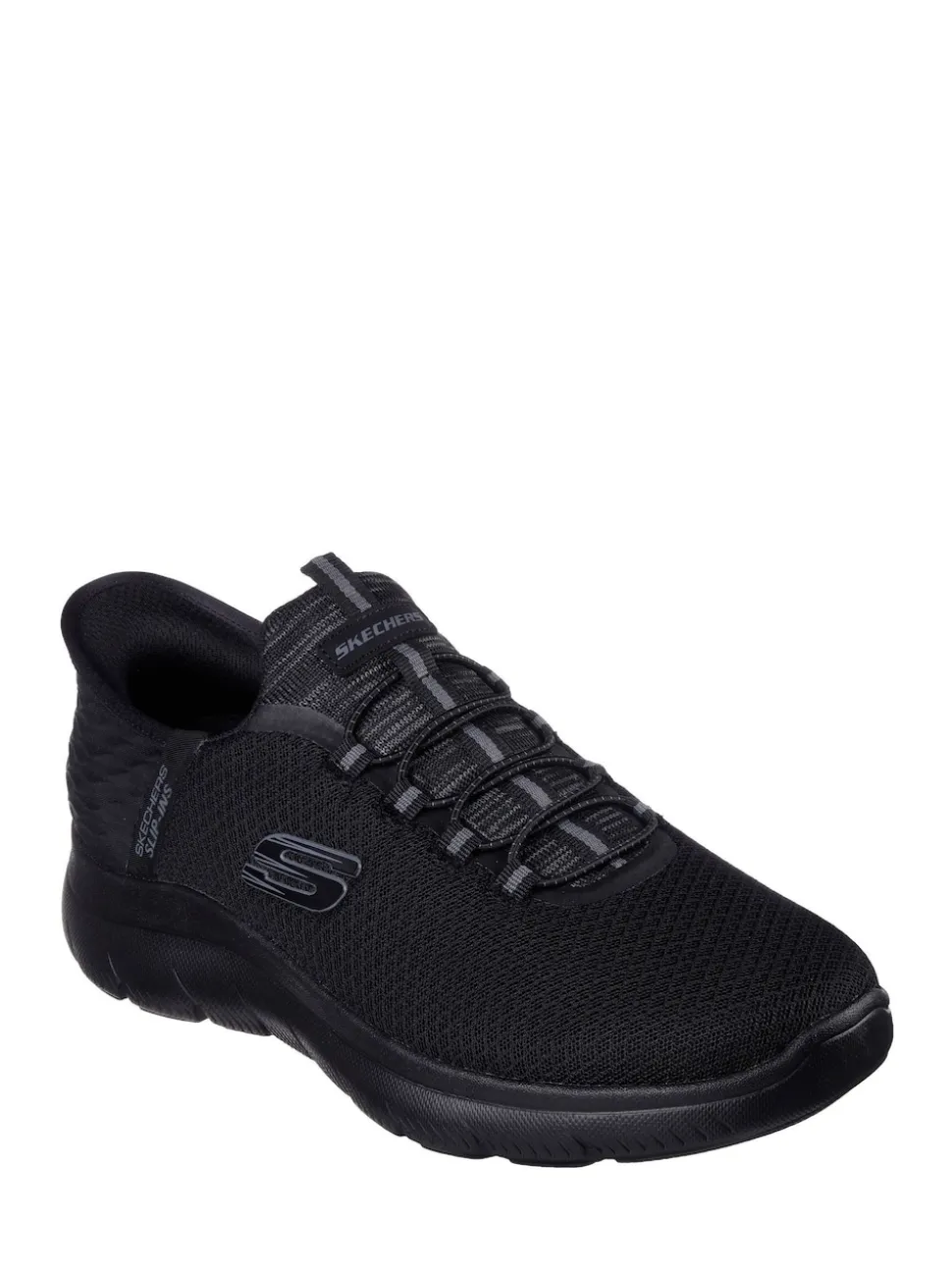 Skechers Black Wide Fit Summits High Range Trainers