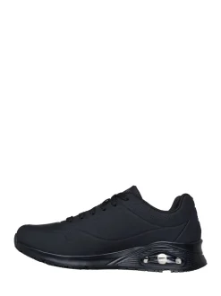 Skechers Black Work Relaxed Fit: Uno Slip Resistant Mens Trainers