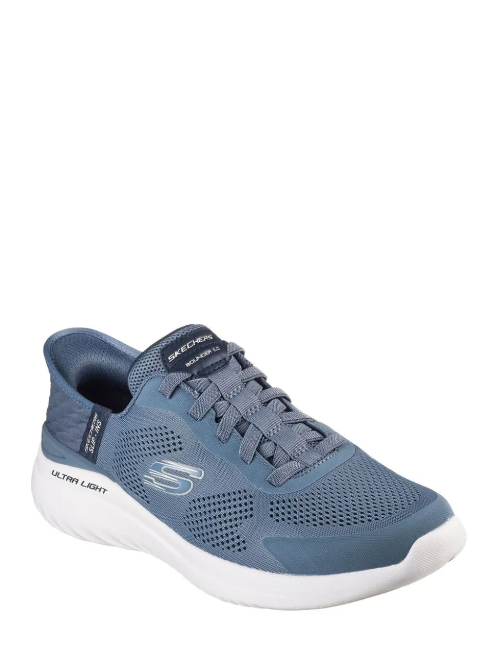 Skechers Blue Chrome Slip-ins Bounder 2.0 Emerged Trainers