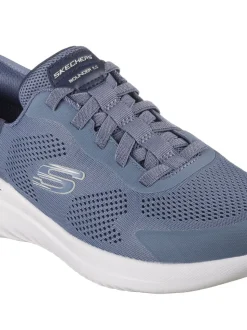 Skechers Blue Chrome Slip-ins Bounder 2.0 Emerged Trainers