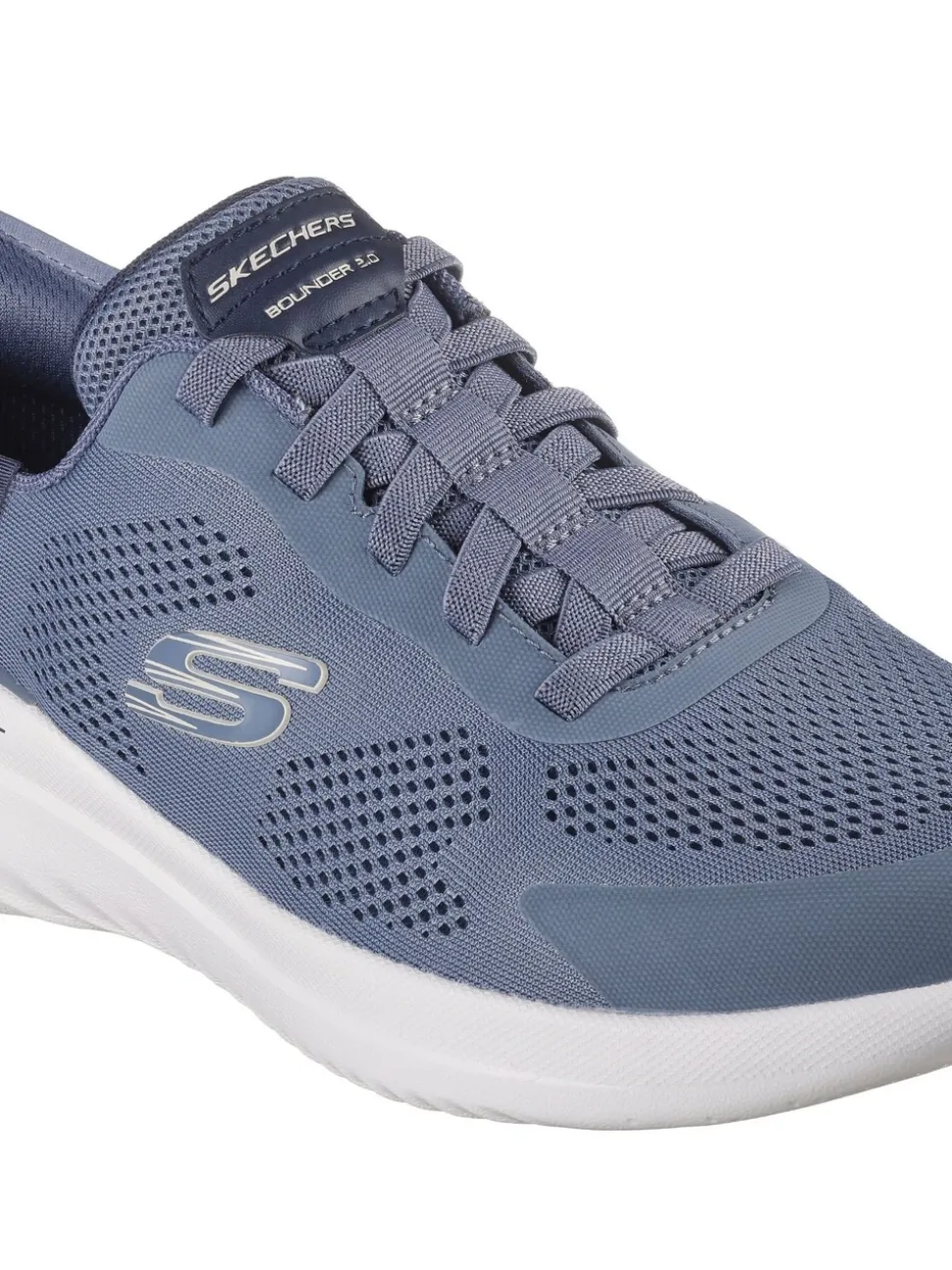 Skechers Blue Chrome Slip-ins Bounder 2.0 Emerged Trainers