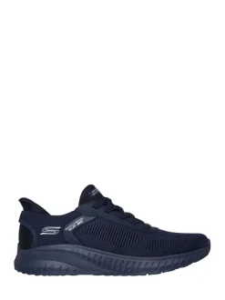 Skechers Blue Slip-ins Bobs Sport Squad Chaos Solid Step Trainers