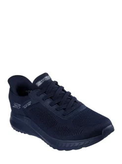 Skechers Blue Slip-ins Bobs Sport Squad Chaos Solid Step Trainers