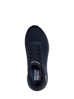 Skechers Blue Slip-ins Bobs Sport Squad Chaos Solid Step Trainers