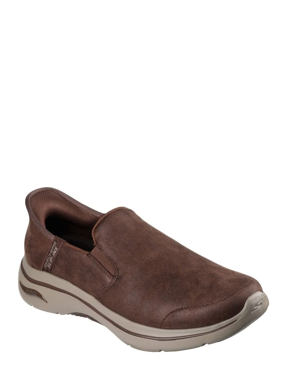 Skechers Brown Go Walk Arch Fit 2.0 Quest Trainers