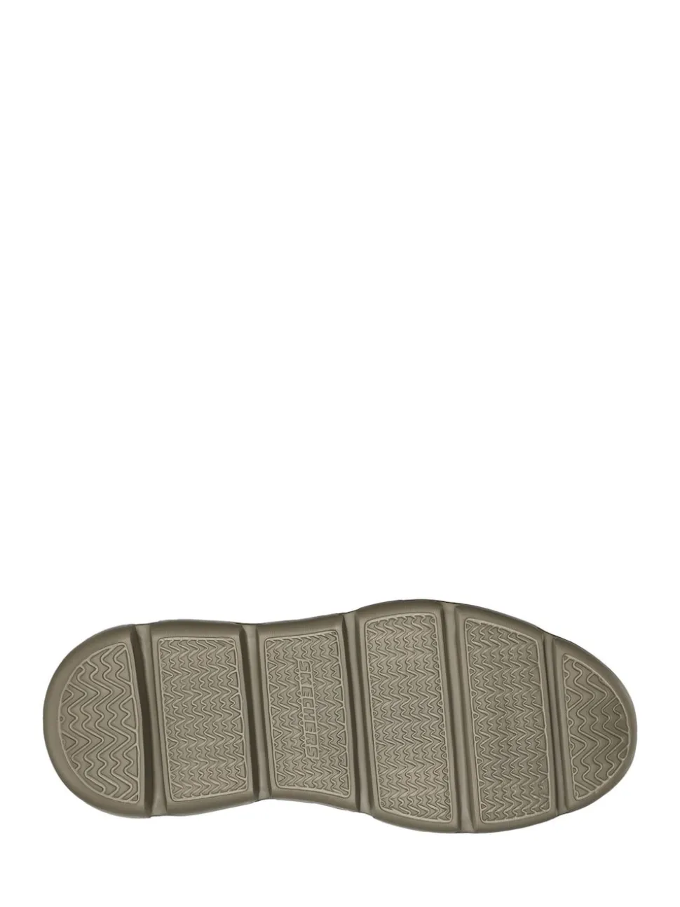 Skechers Brown Wide Fit Mens Garza Slip In Trainers