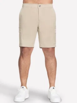 Skechers Cream Downtown Cargo 9 Inch Shorts