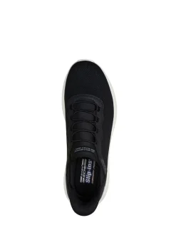 Skechers Dark Black Bobs Squad Chaos Daily Hype Slip In Trainers