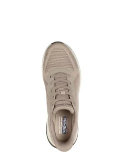 Skechers Grey Slip-Ins Bobs Sport Squad Chaos 4 Trainers