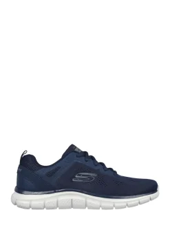 Skechers Navy Track Broaders Trainers