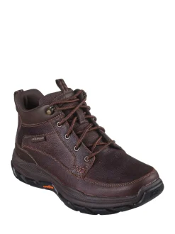 Skechers Red Respected Boswell Hiker Boots