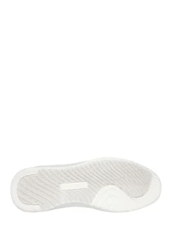 Skechers White Court Break Double Vented Slip In Trainers