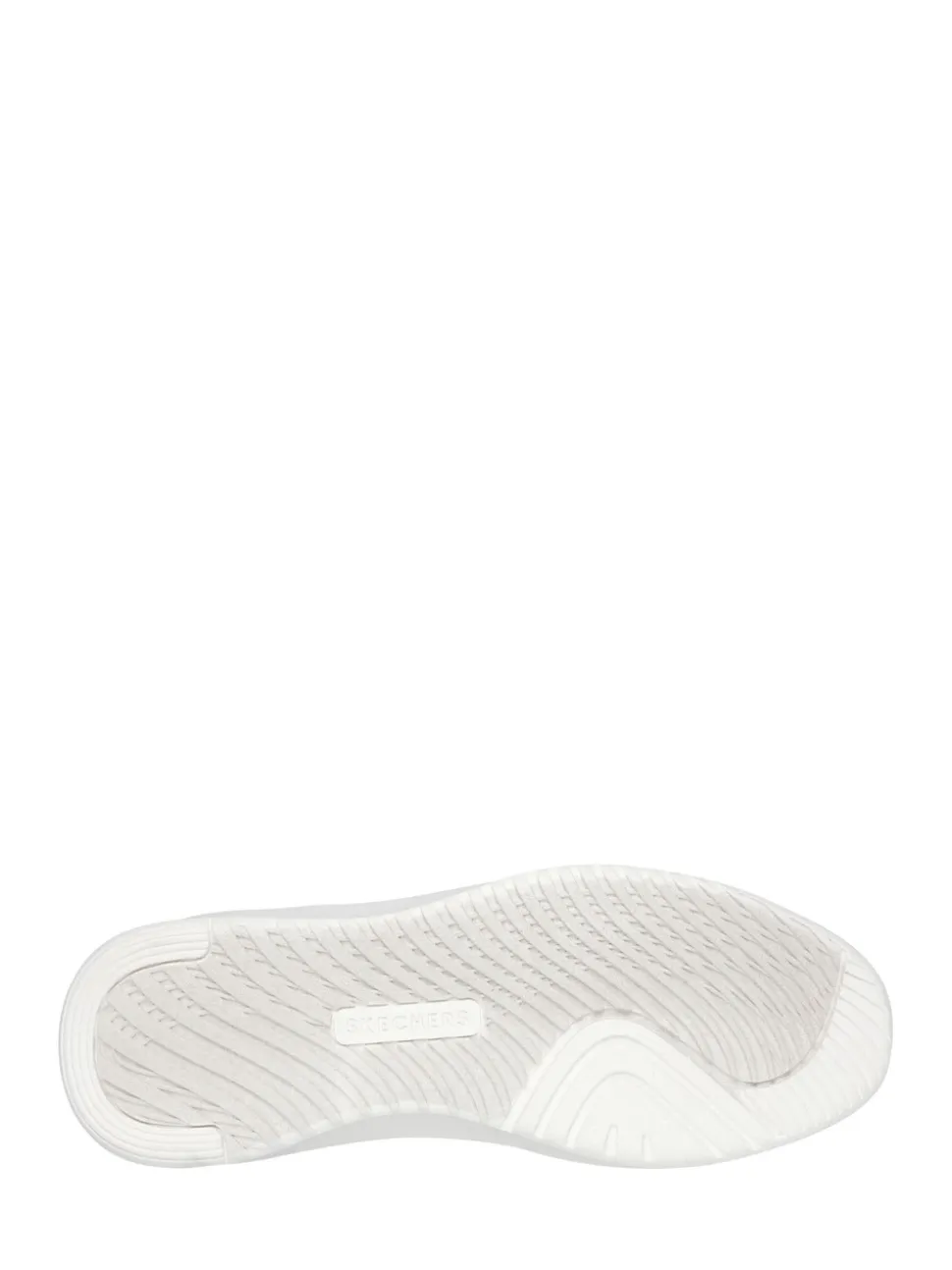 Skechers White Court Break Double Vented Slip In Trainers
