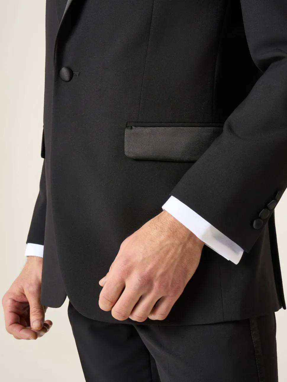 Skopes Black Classic Fit Cavendish Dinner Suit Jacket