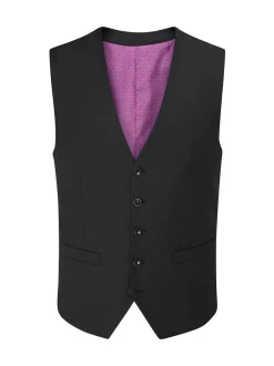 Skopes Black Farnham Single Breasted Suit Waistcoat