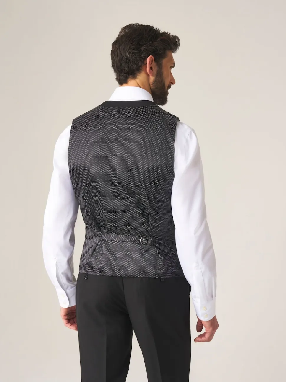 Skopes Black Madrid Regular Fit Suit Waistcoat