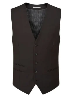 Skopes Black Madrid Regular Fit Suit Waistcoat
