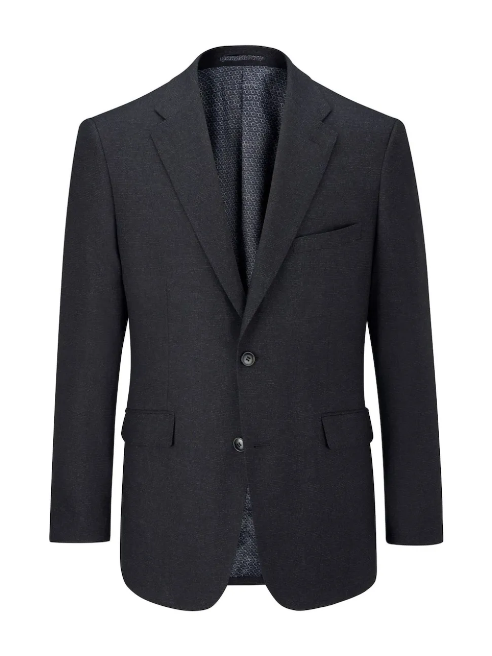 Skopes Black Methley Tailored Fit Semi-Plain Suit Jacket