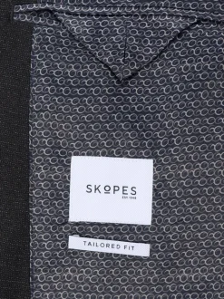 Skopes Black Methley Tailored Fit Semi-Plain Suit Jacket