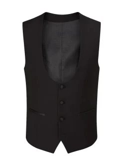 Skopes Black Sinatra Suit Scoop Waistcoat