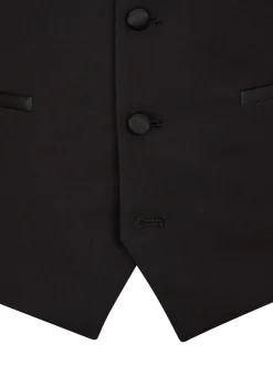 Skopes Black Sinatra Suit Scoop Waistcoat