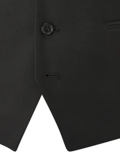 Skopes Black Single Breasted Ronson Dinner Suit Waistcoat