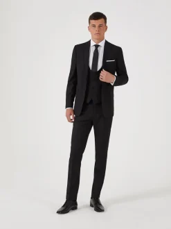 Skopes Black Slim Fit Milan Suit Jacket