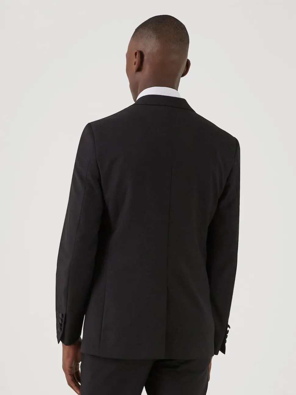 Skopes Black Slim Sinatra Fit Dinner Suit Jacket