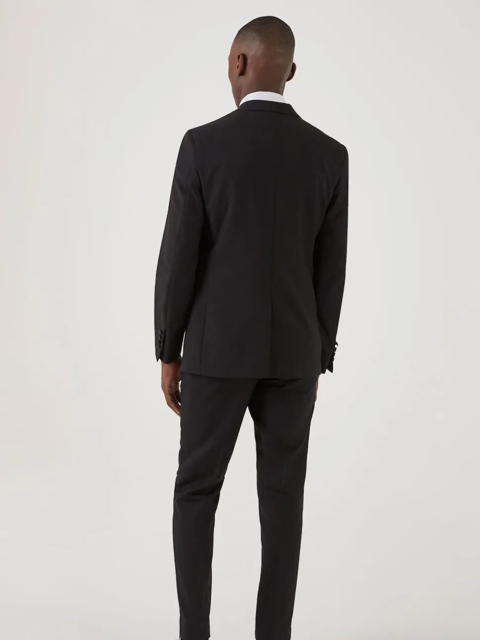 Skopes Black Slim Sinatra Fit Dinner Suit Jacket
