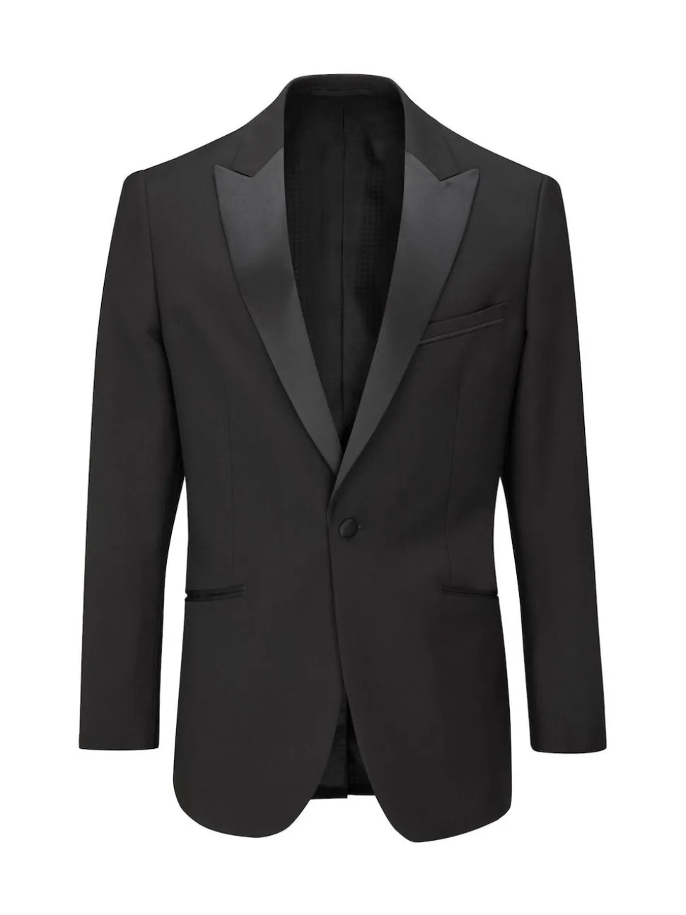 Skopes Black Slim Sinatra Fit Dinner Suit Jacket