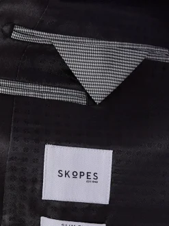 Skopes Black Slim Sinatra Fit Dinner Suit Jacket