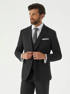 Skopes Black Slim Tailored Fit Farnham Suit Jacket