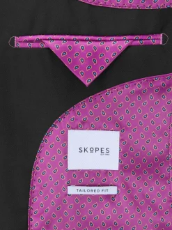 Skopes Black Slim Tailored Fit Farnham Suit Jacket