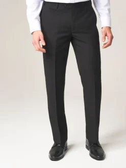 Skopes Black Tailored Fit Madrid Suit: Trousers