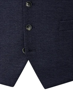 Skopes Blue Boyd Puppytooth Suit Waistcoat