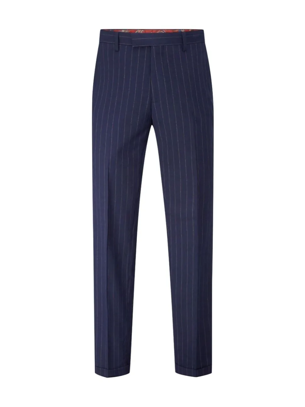 Skopes Blue Declan Suit Tapered Slim Fit Pinstripe Trousers