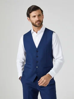 Skopes Blue Kennedy Regular Fit Suit Waistcoat