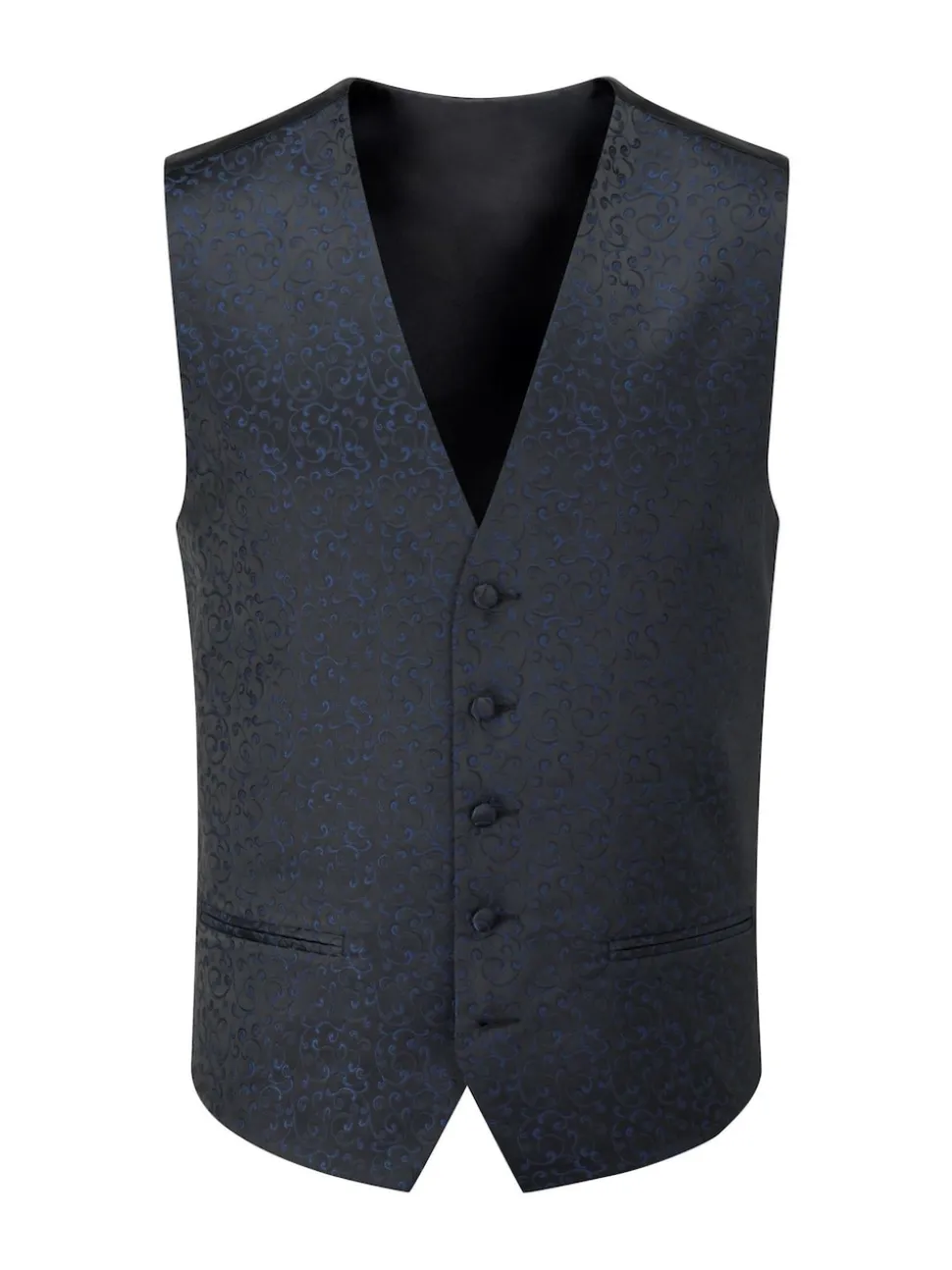 Skopes Blue Party Paisley Waistcoat