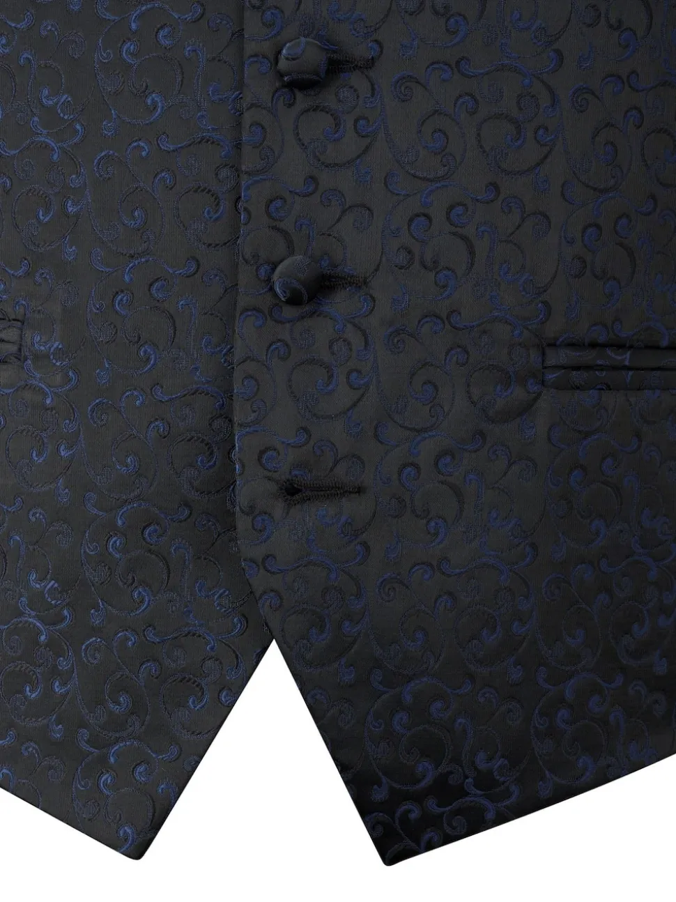 Skopes Blue Party Paisley Waistcoat