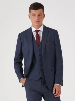 Skopes Blue Slim Harcourt Suit Jacket