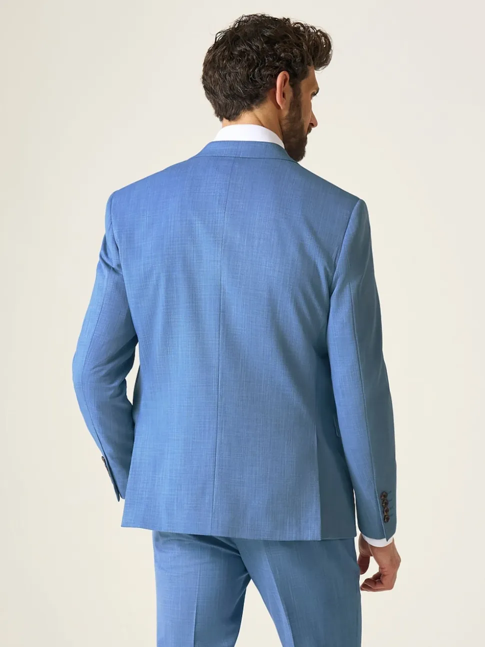 Skopes Blue Slim Tailored Fit Redding Suit: Jacket