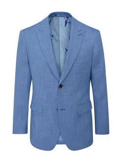 Skopes Blue Slim Tailored Fit Redding Suit: Jacket
