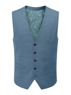 Skopes Blue Tailored Fit Lucien Suit Waistcoat