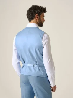 Skopes Blue Tailored Fit Lucien Suit Waistcoat
