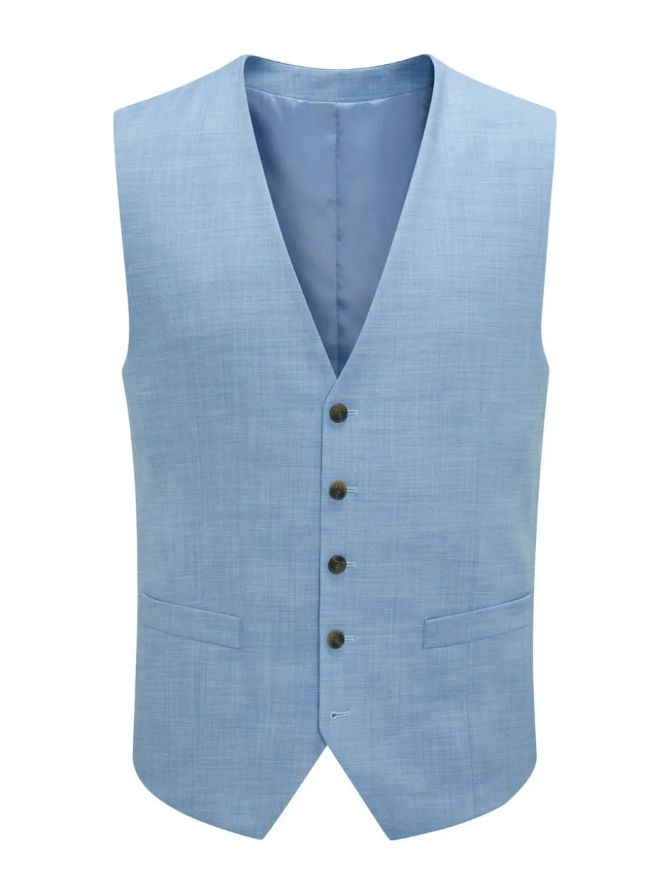 Skopes Blue Tailored Fit Lucien Suit Waistcoat