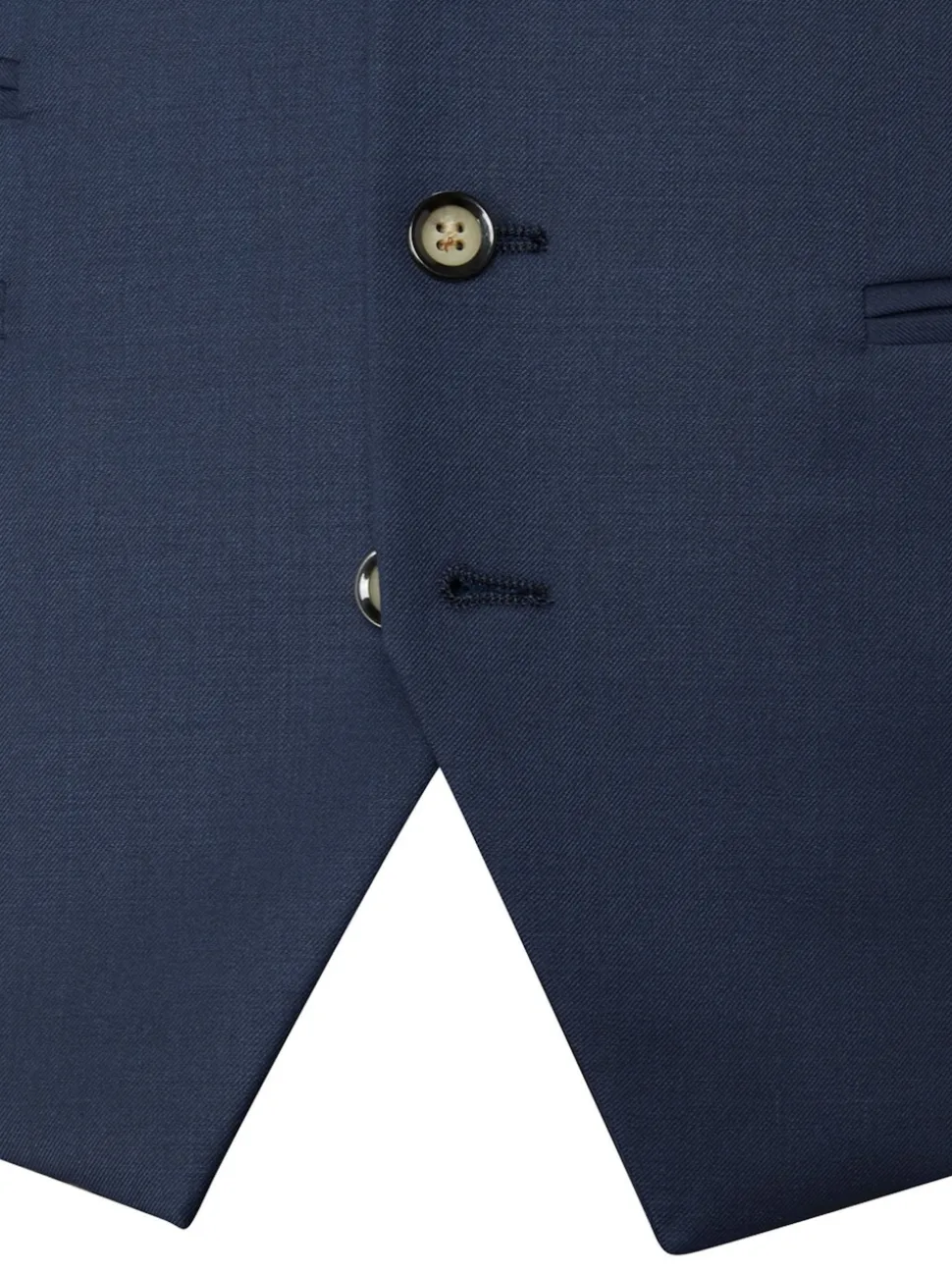 Skopes Blue Tailored Fit Wool Blend Joss Suit Waistcoat