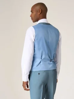 Skopes Blue Tailored Fit Beckett Suit Waistcoat