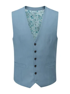 Skopes Blue Tailored Fit Beckett Suit Waistcoat